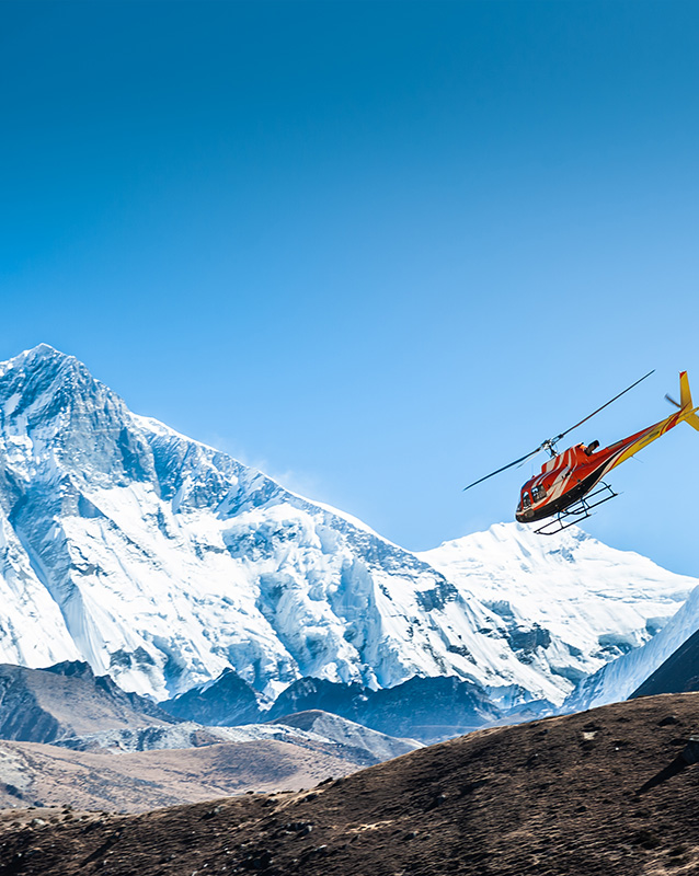 One-Day Luxury Everest Helicopter Tour with Breakfast at HEV